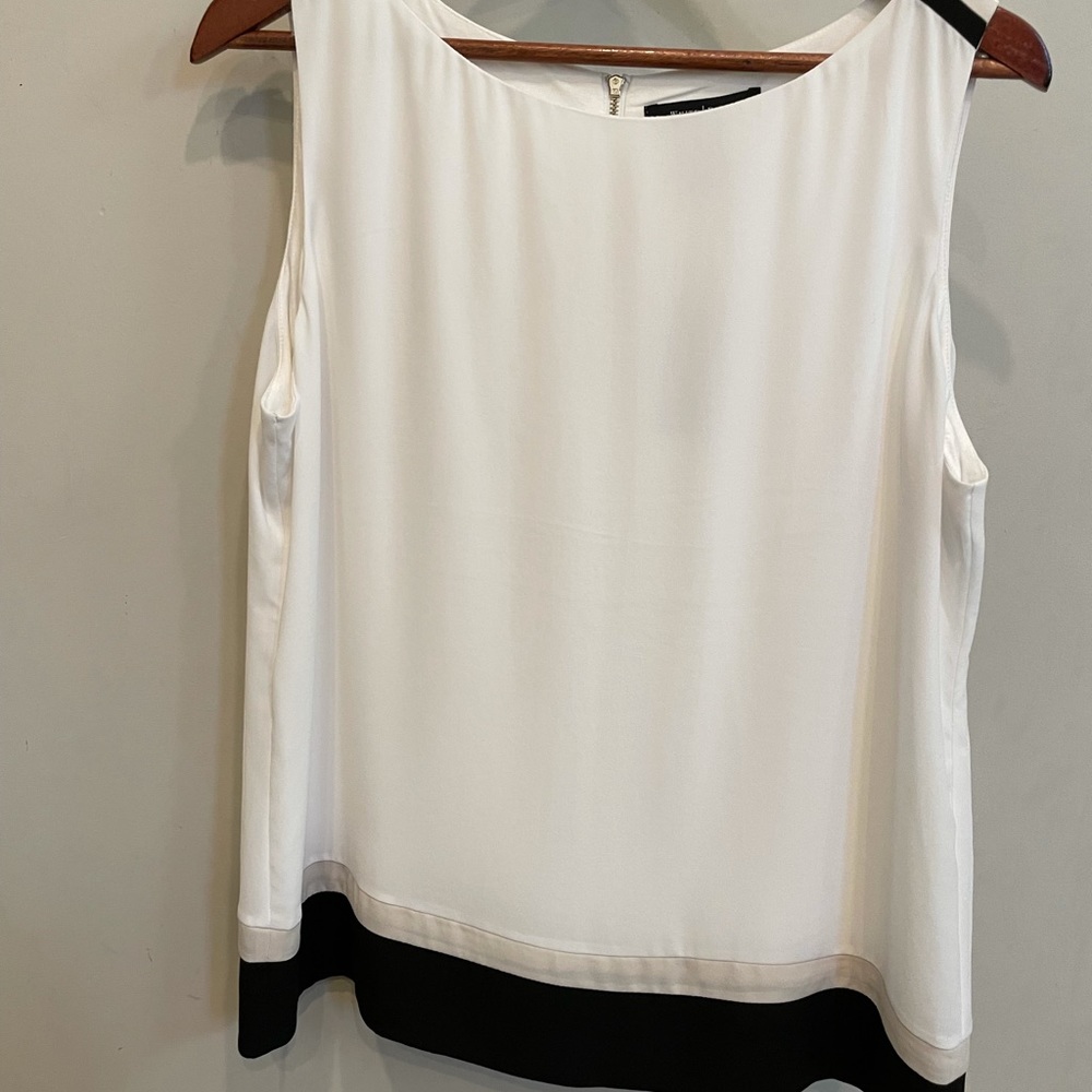 NWT white sleeveless top